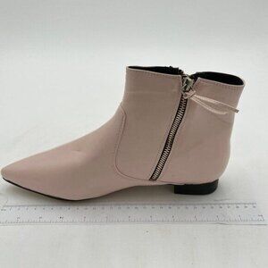 Women's Formal Pointed Closed Toe Flats Ankle Boots Low Heel Basic Booties